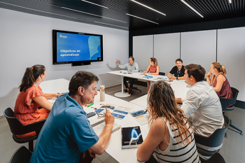 Reunión de equipo de formación